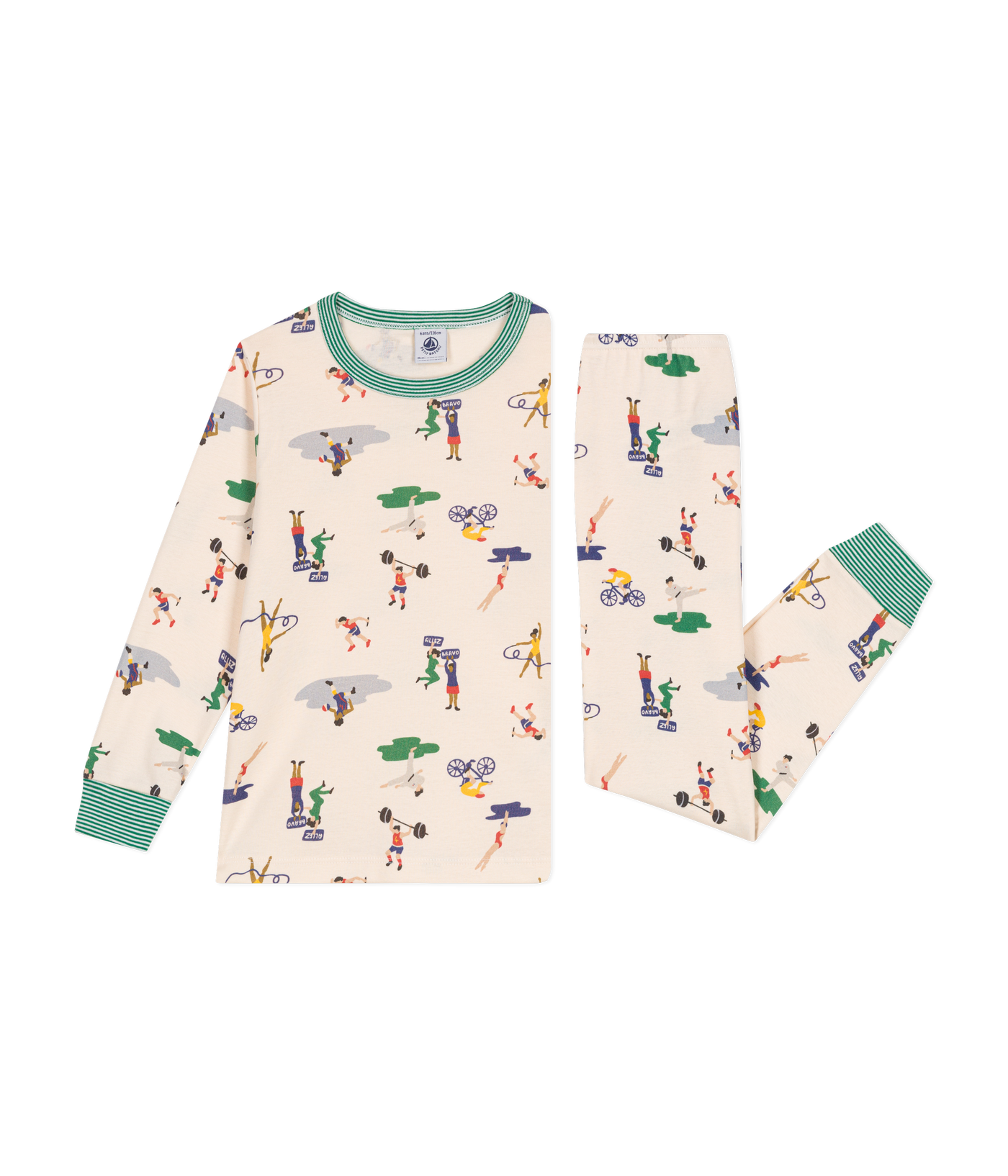 CHILDREN'S MULTI-SPORTS PRINT COTTON PYJAMAS