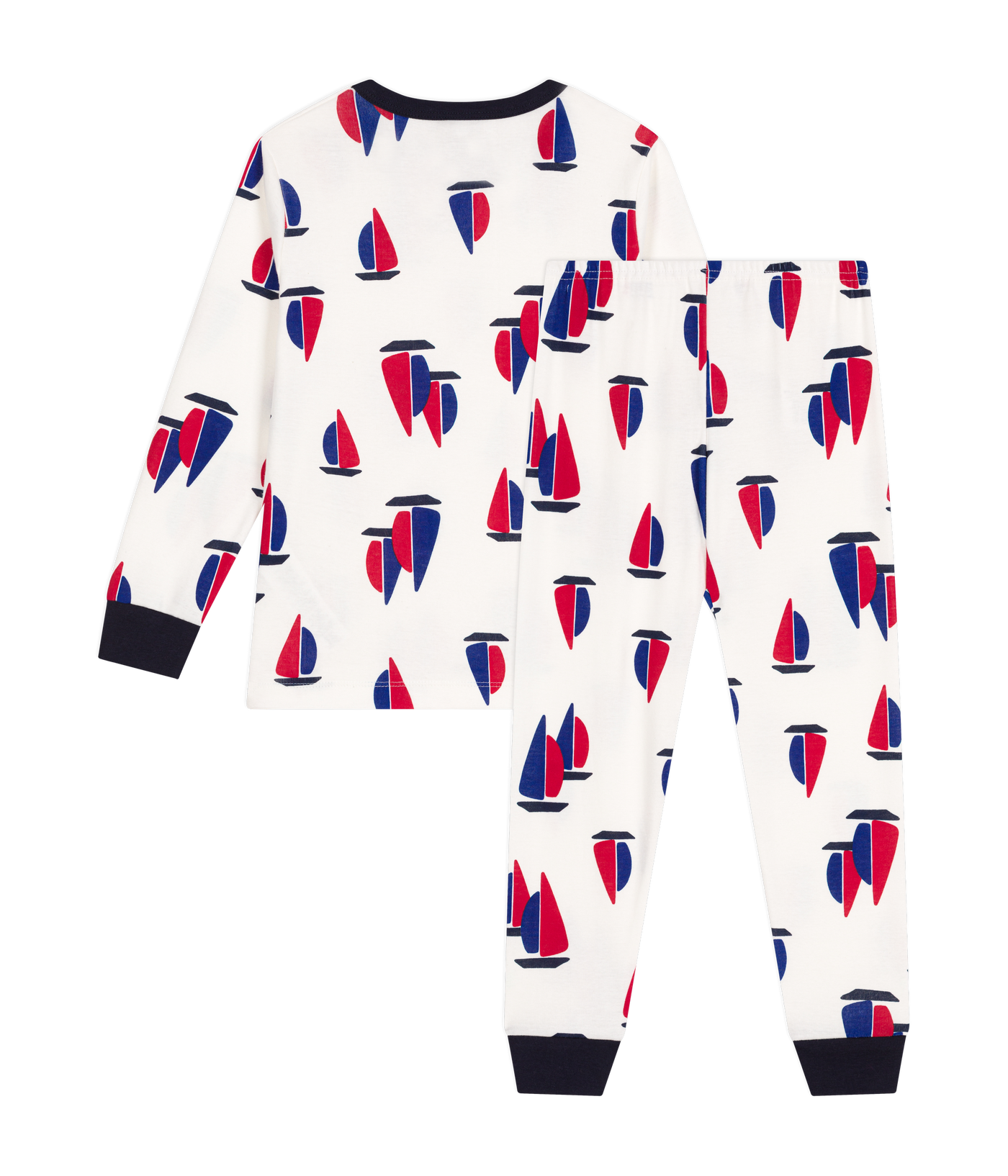 CHILDREN'S BOAT PRINT COTTON PYJAMAS