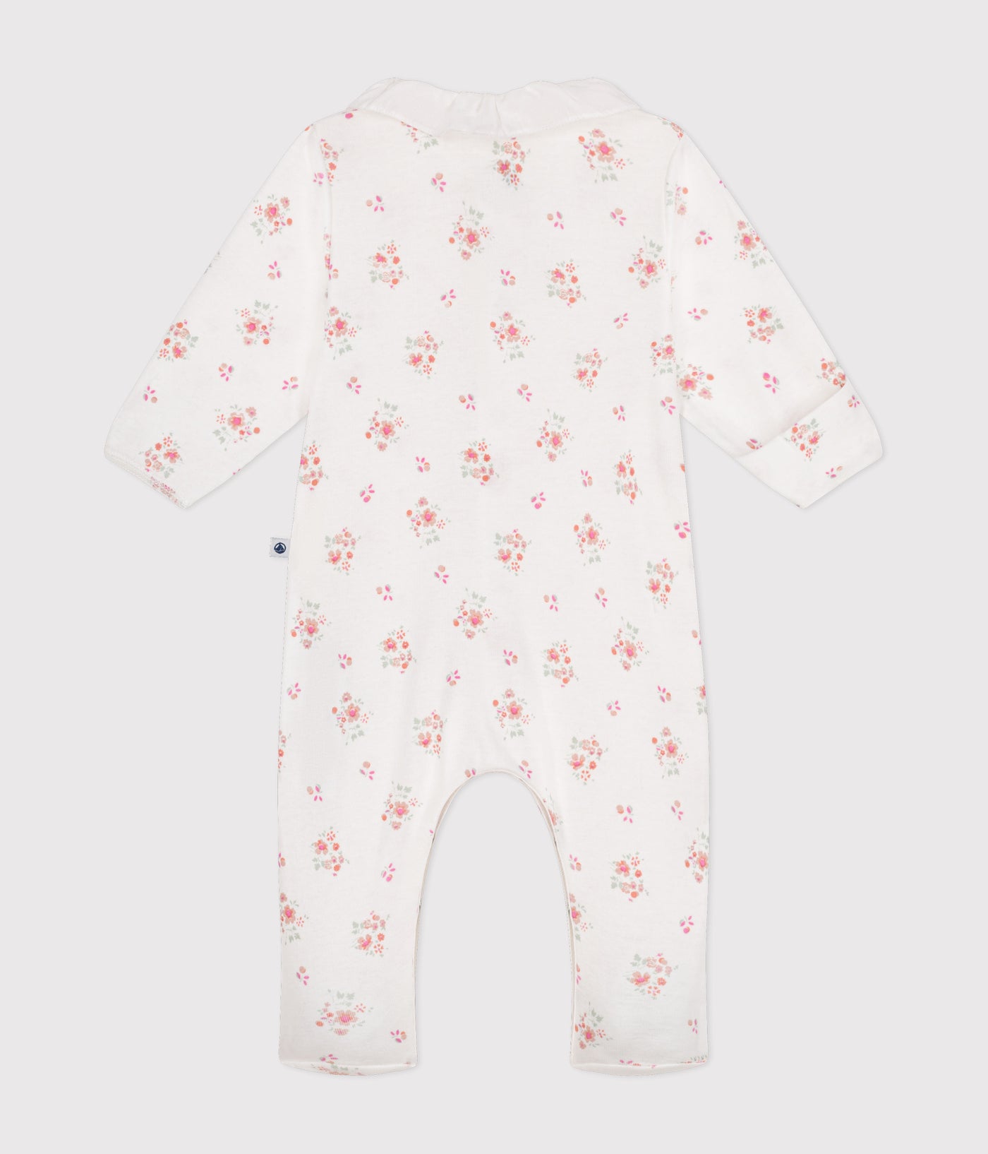 BABIES' FLORAL PRINT COTTON PYJAMA SUIT