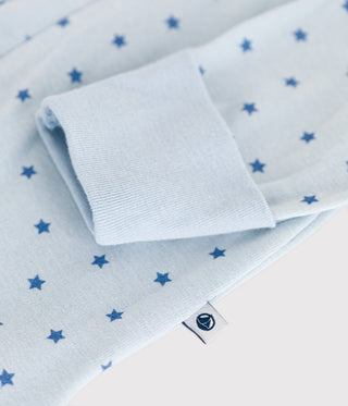 BABY BOY'S STAR PRINTED COTTON PYJAMAS