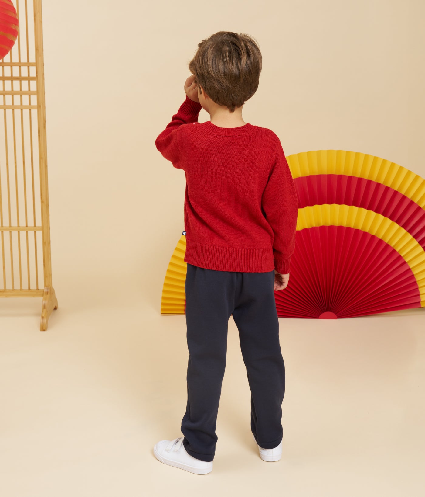 BOYS' WOOL AND COTTON YEAR OF SNAKE JACQUARD JUMPER (CNY CAPSULE)