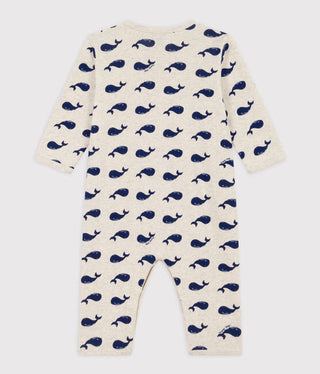 BABY UNISEX ORGANIC COTTON FOOTLESS SLEEPSUIT