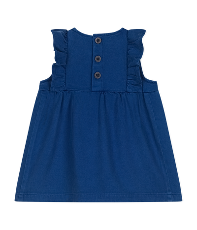 BABIES' COTTON/LYOCELL SLEEVELESS DRESS