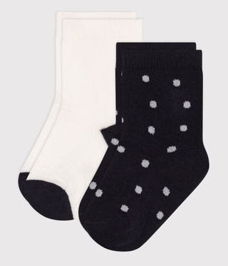 BABY BOY'S COTTON JERSEY SOCKS- 2-PACK