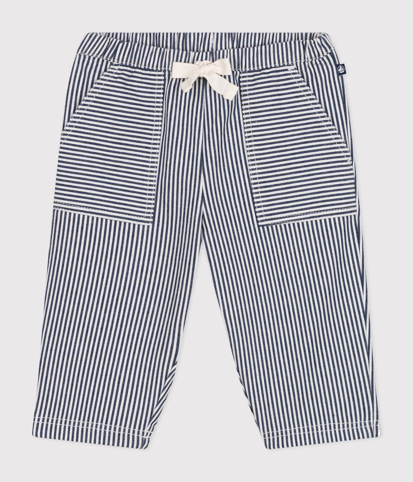 BABIES' COTTON CANVAS TROUSERS