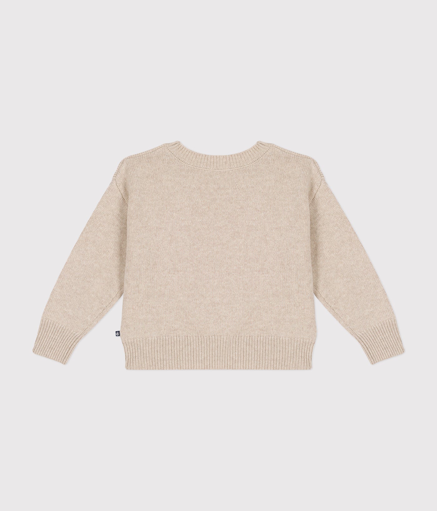 GIRLS' WOOL AND COTTON JUMPER