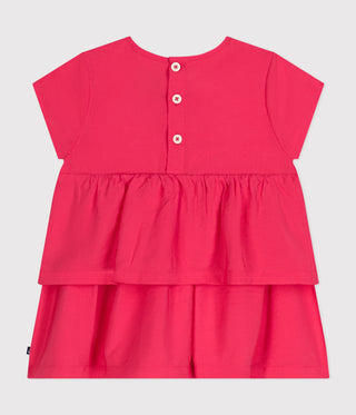 BABY GIRL'S SHORT-SLEEVED DRESS