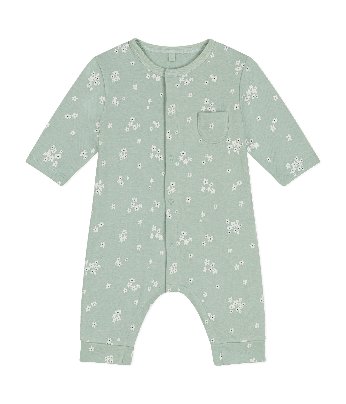 BABIES' LONG JUMPSUIT IN TUBE KNIT