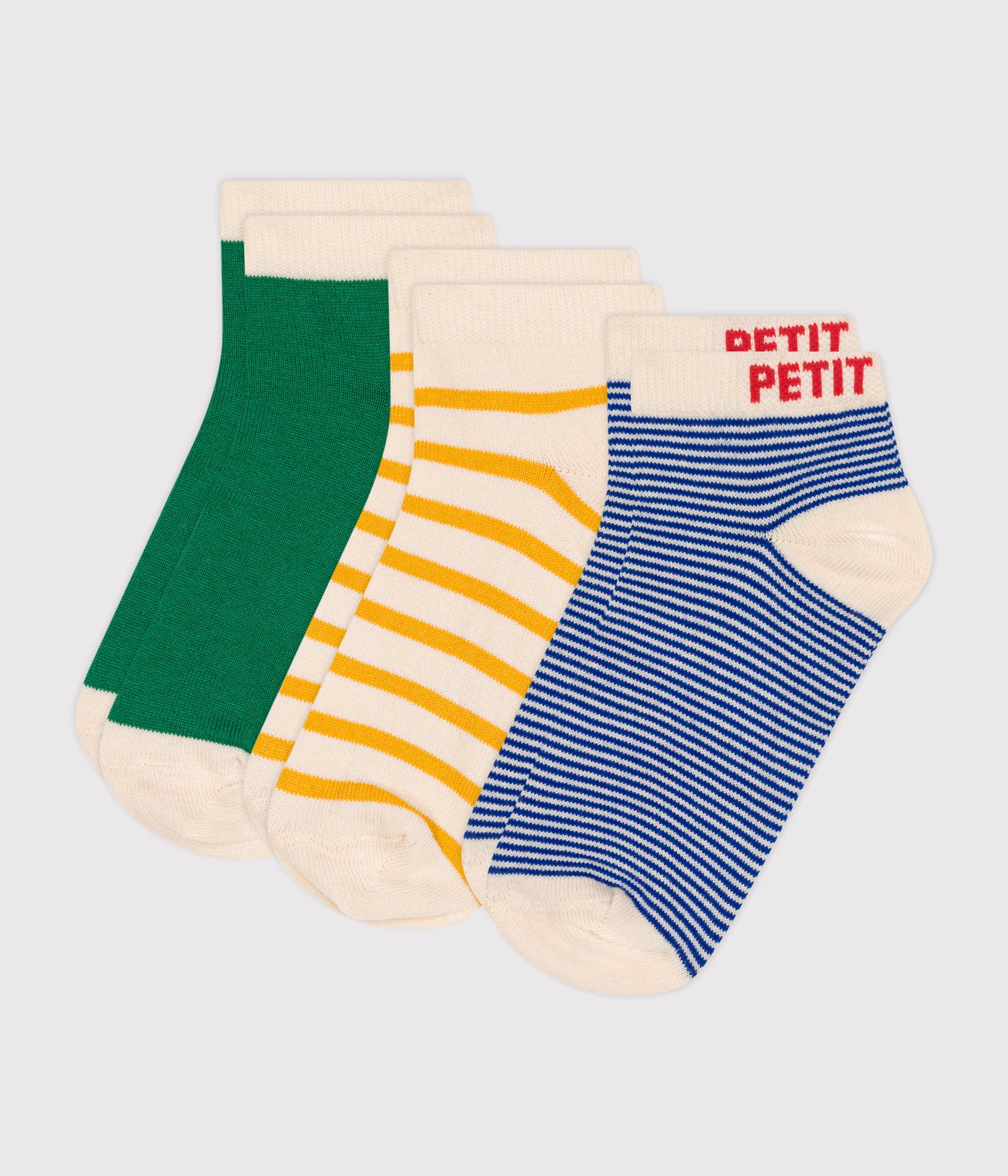 CHILDREN'S COTTON SOCKS - 3-PACK