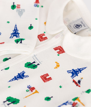 BABY UNISEX ORGANIC COTTON FOOTLESS SLEEPSUIT
