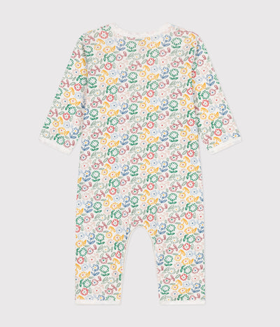 BABIES' PRINTED COTTON FOOTLESS PYJAMA SUIT