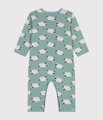 BABIES' PRINTED COTTON FOOTLESS PYJAMA SUIT