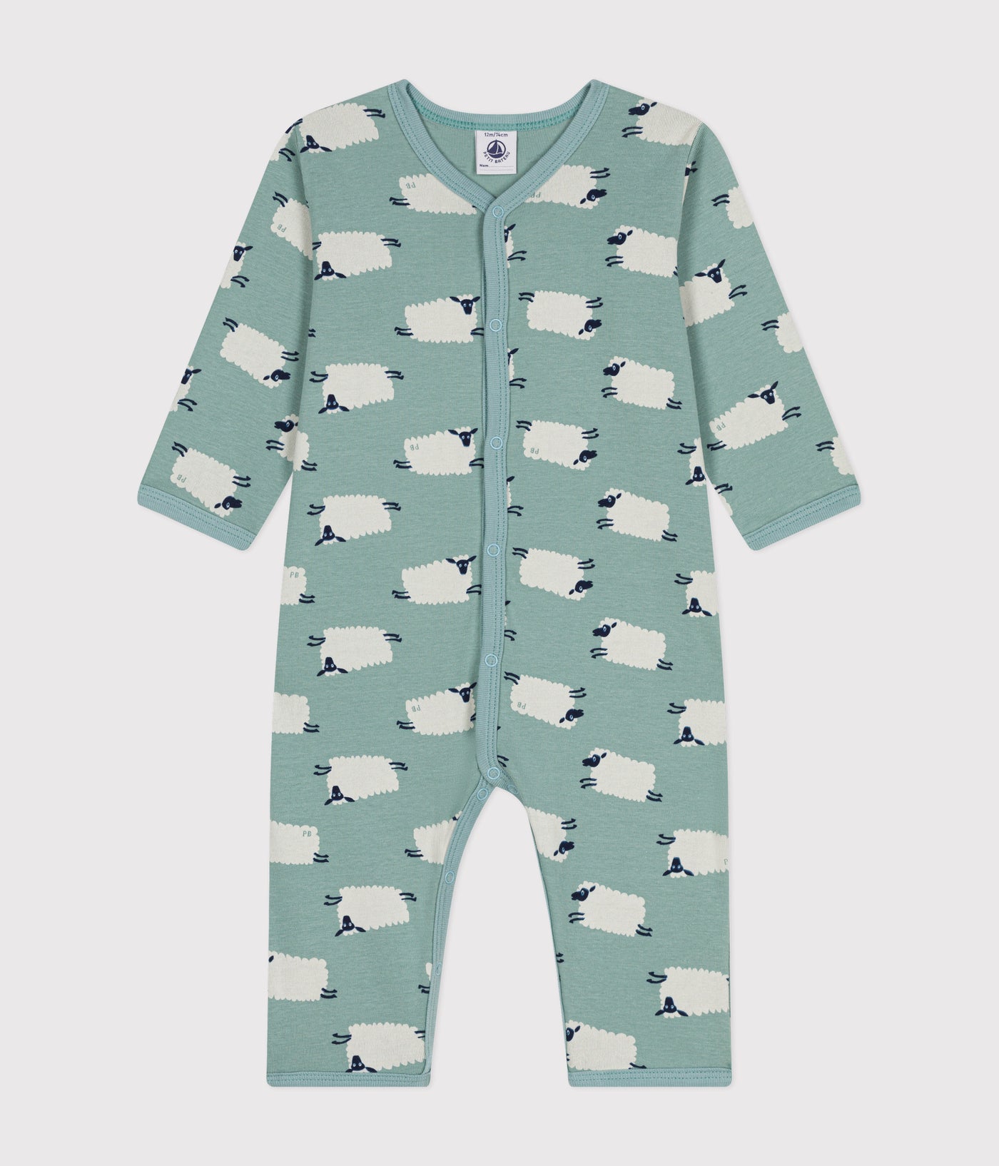 BABIES' PRINTED COTTON FOOTLESS PYJAMA SUIT