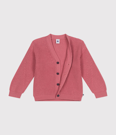 LITTLE GIRLS' COTTON CARDIGAN