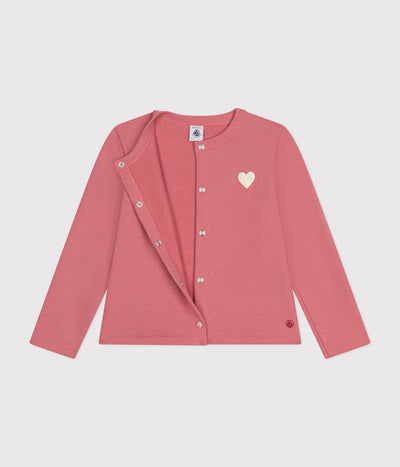 GIRLS' FLEECE CARDIGAN