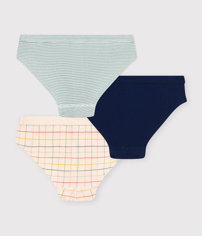 CHILDREN'S COTTON BRIEFS - 3-PACK