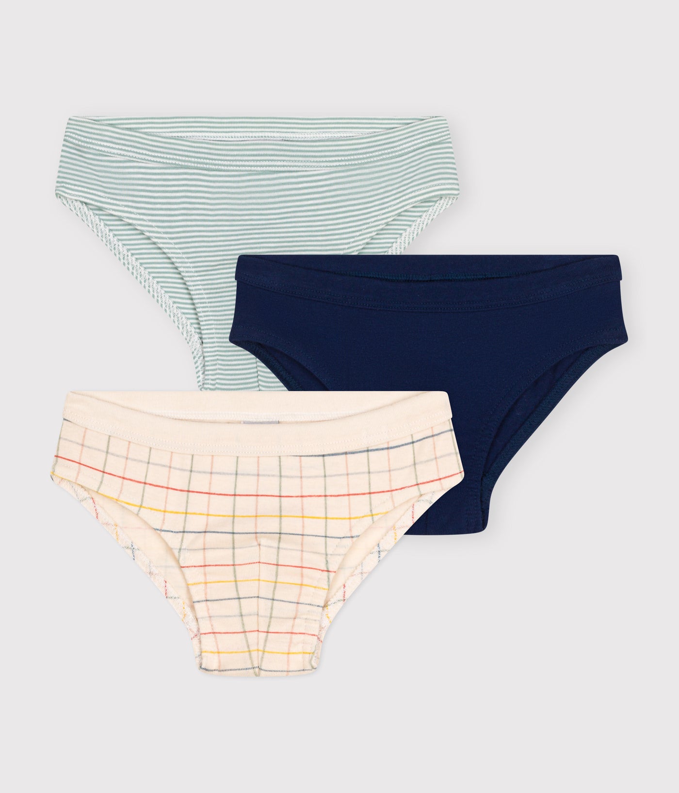 CHILDREN'S COTTON BRIEFS - 3-PACK