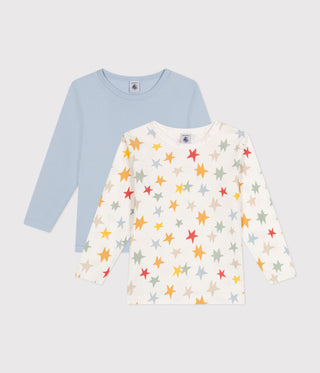 BOY'S COTTON T-SHIRTS - 2-PACK