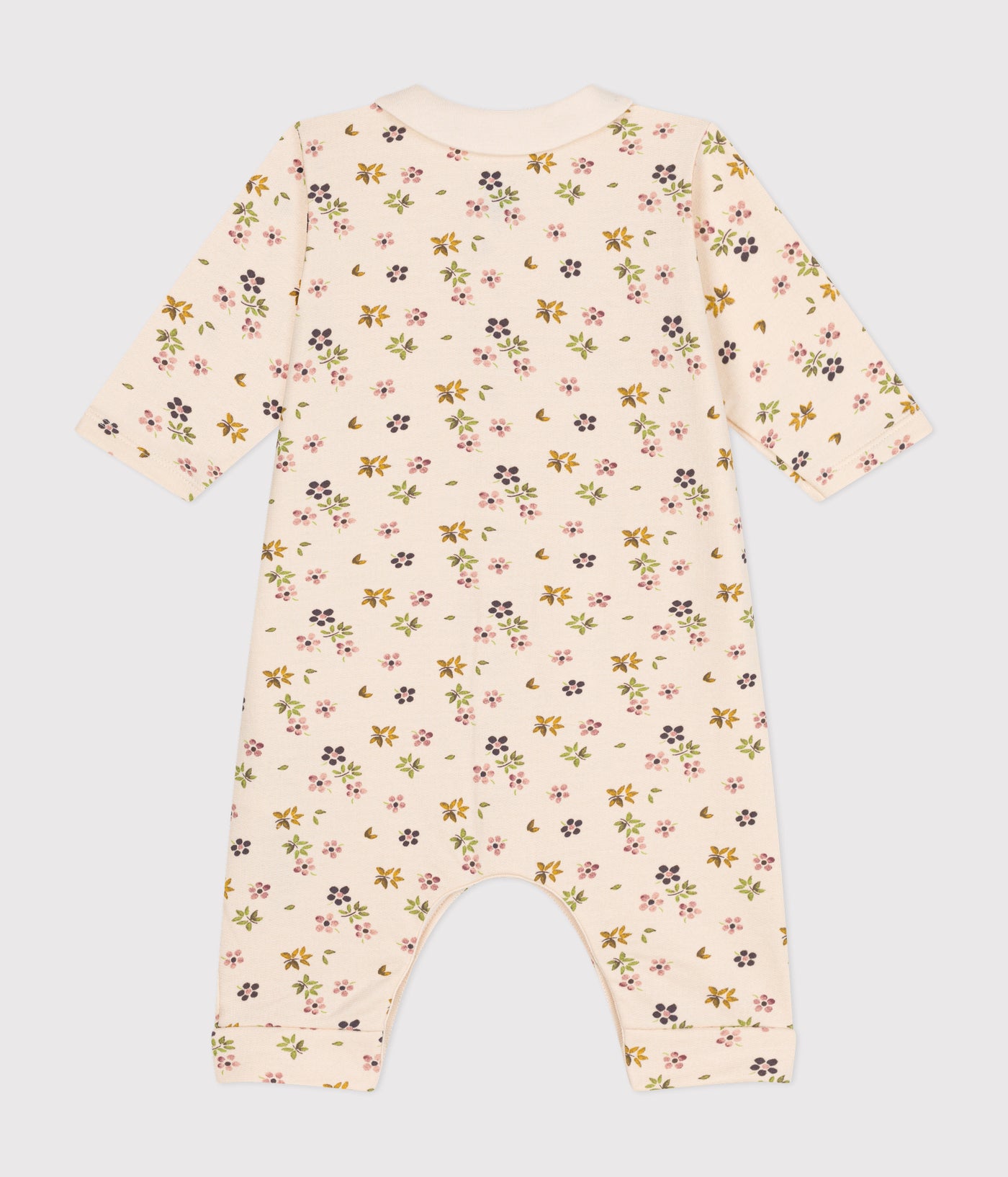 BABIES' LONG FLEECE JUMPSUIT