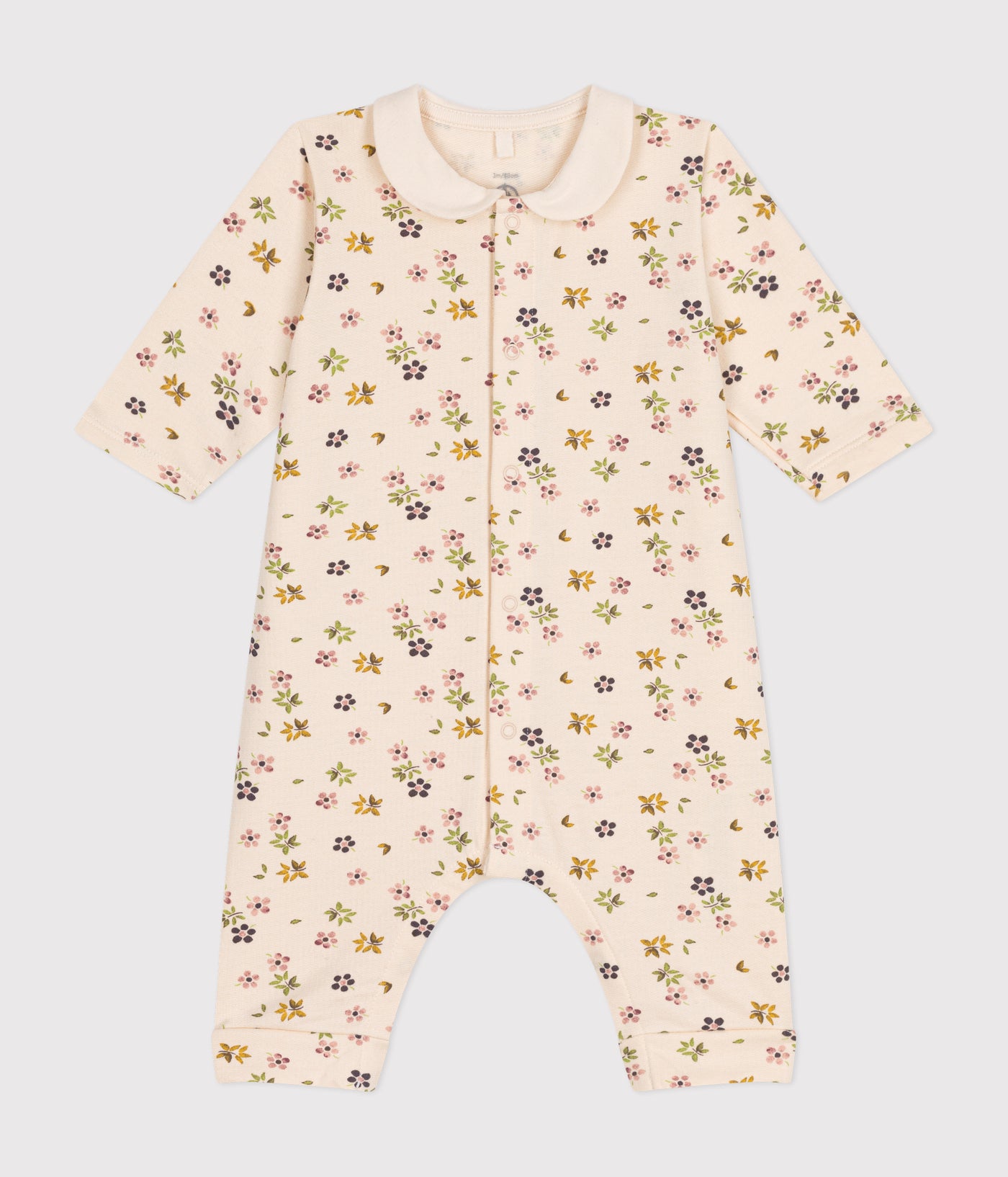 BABIES' LONG FLEECE JUMPSUIT