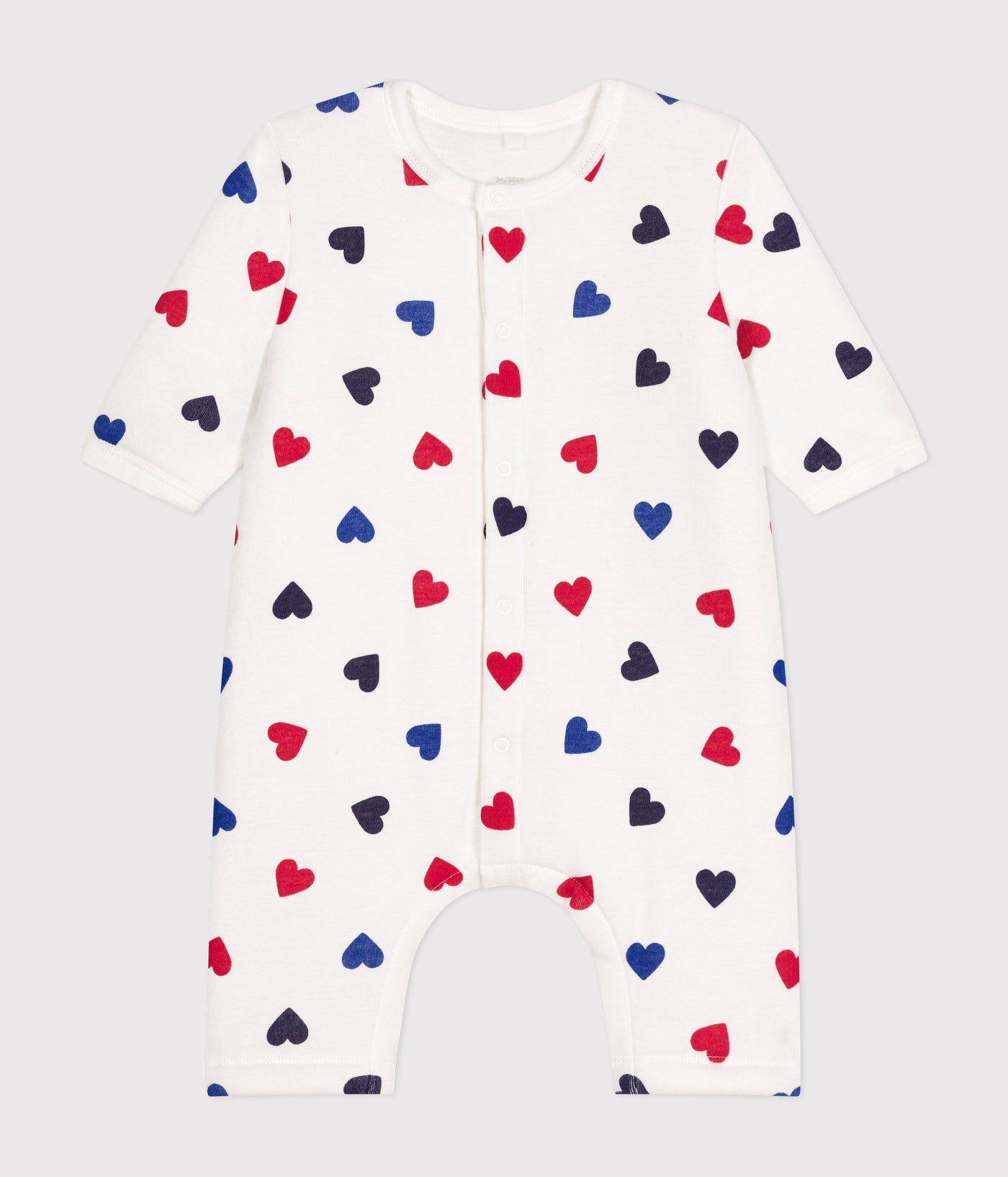 BABIES' PADDED COTTON JUMPSUIT