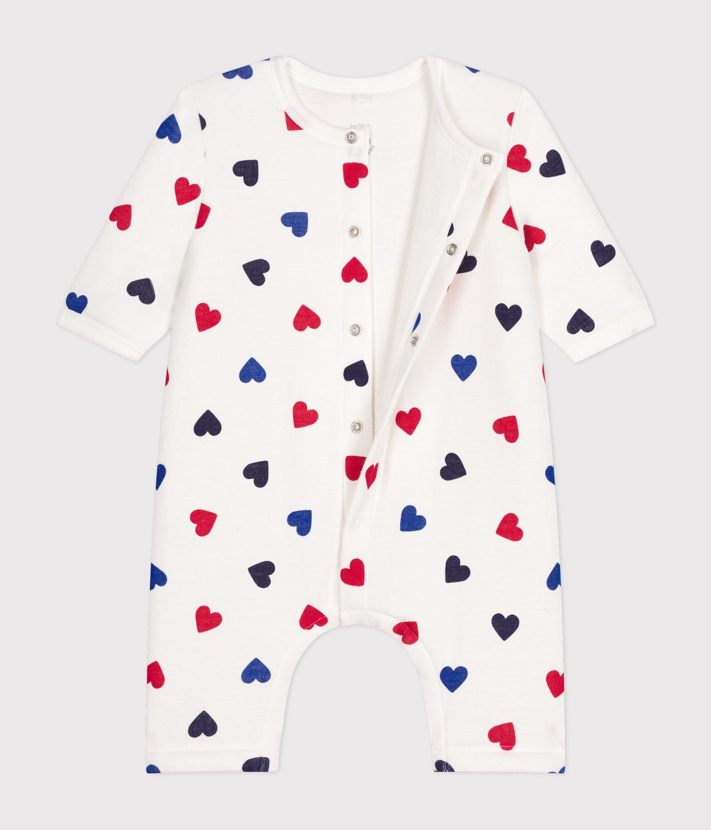 BABIES' PADDED COTTON JUMPSUIT