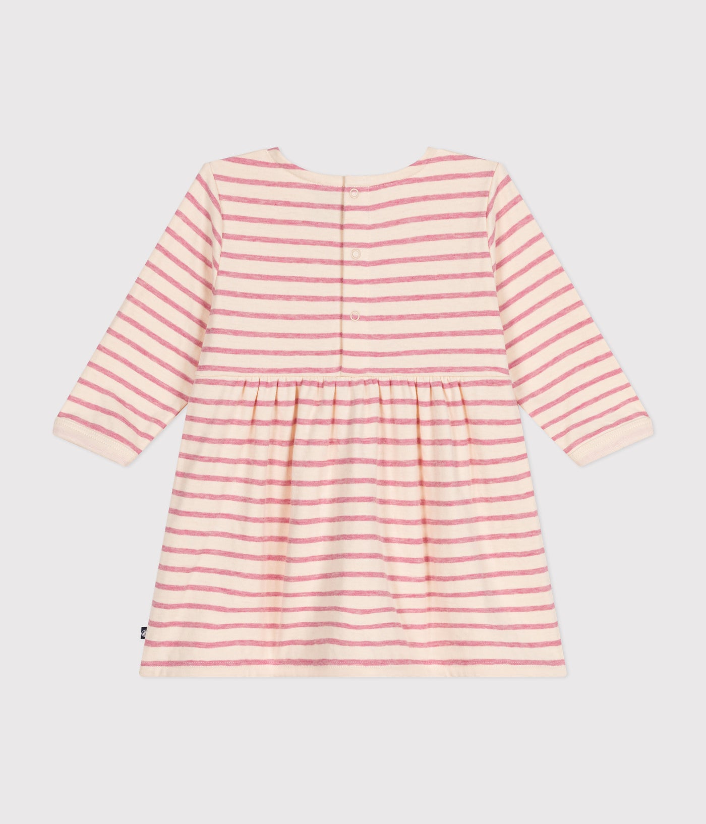 BABIES' LONG-SLEEVED TUBE KNIT DRESS