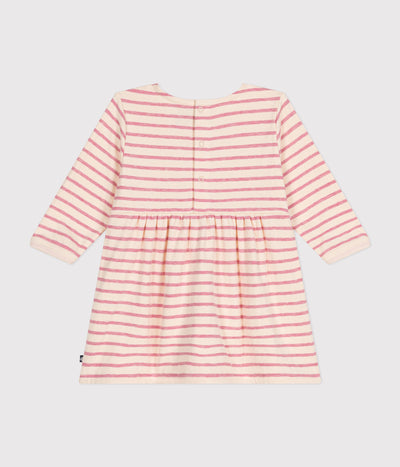 BABIES' LONG-SLEEVED TUBE KNIT DRESS