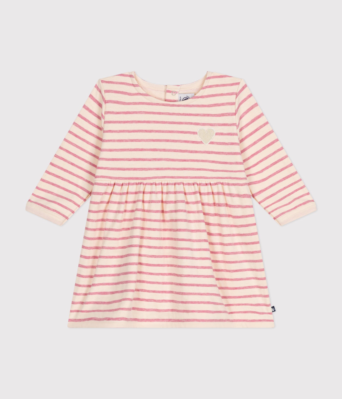 BABIES' LONG-SLEEVED TUBE KNIT DRESS