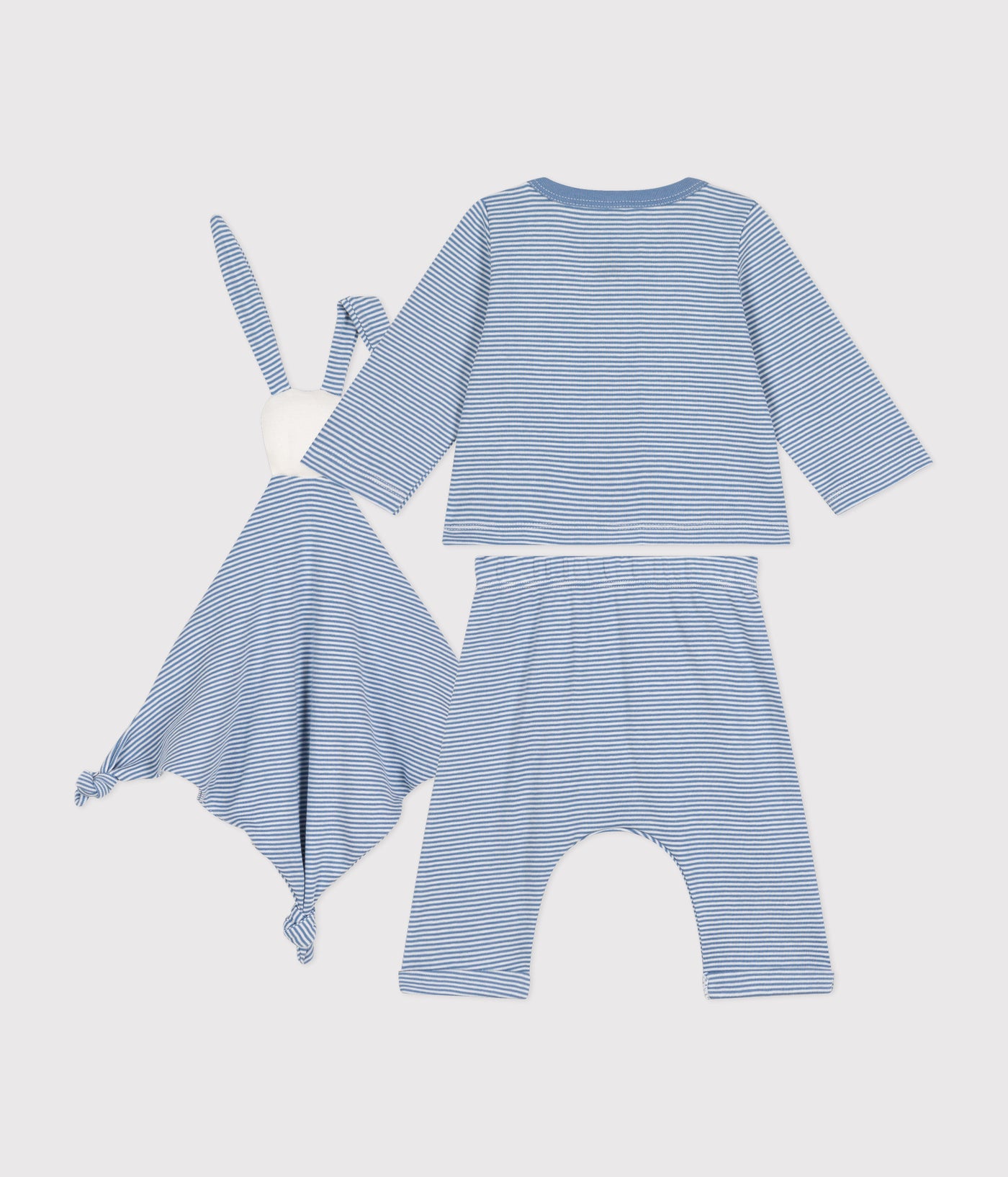 BABIES' THREE-PIECE SET IN COTTON