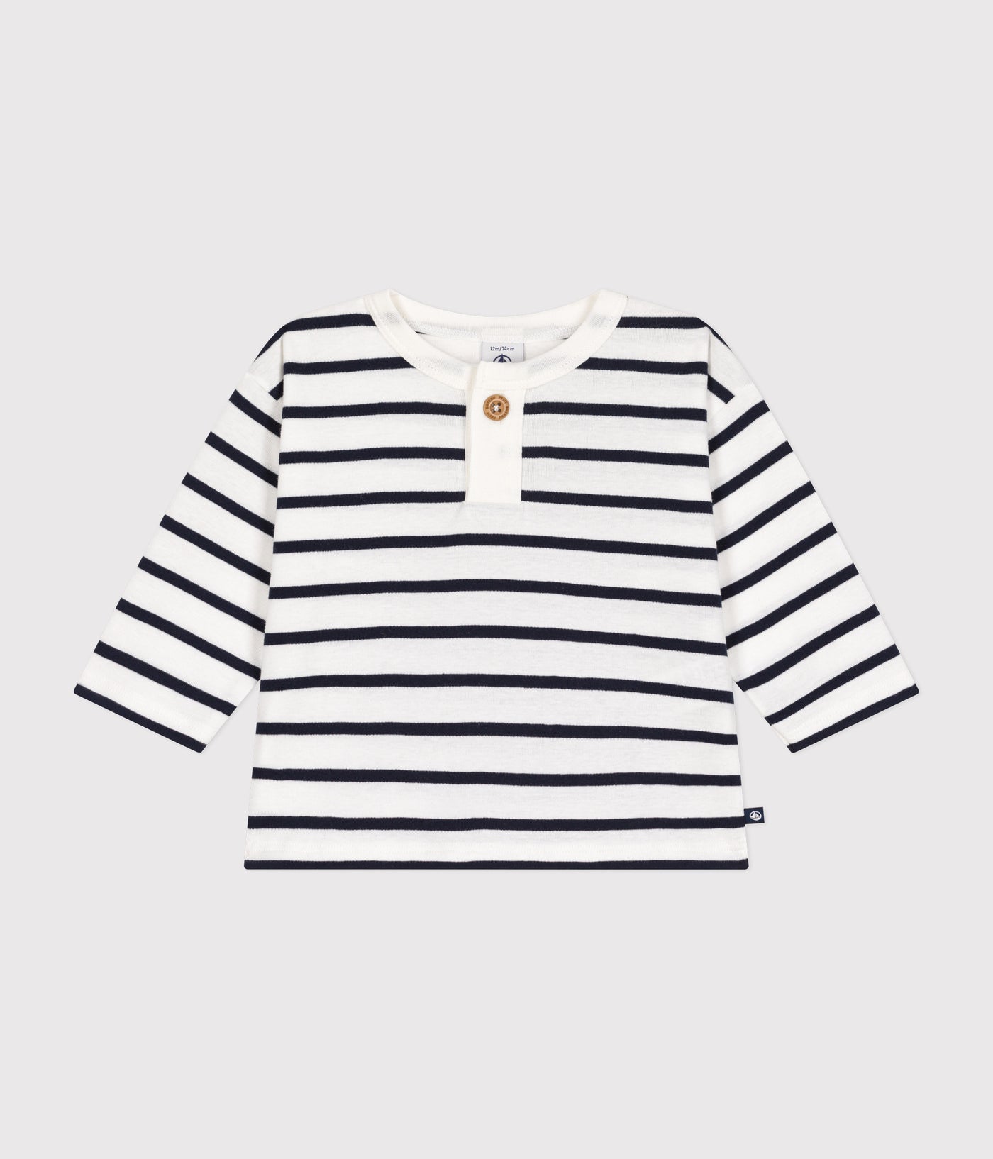 BABIES' LONG-SLEEVED COTTON T-SHIRT