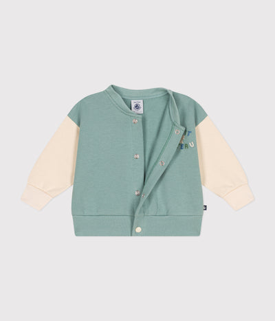 BABIES' VARSITY-STYLE FLEECE JACKET