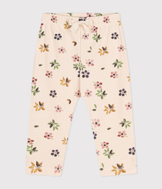 BABY GIRL'S ORGANIC COTTON TUBIQUE PANTS