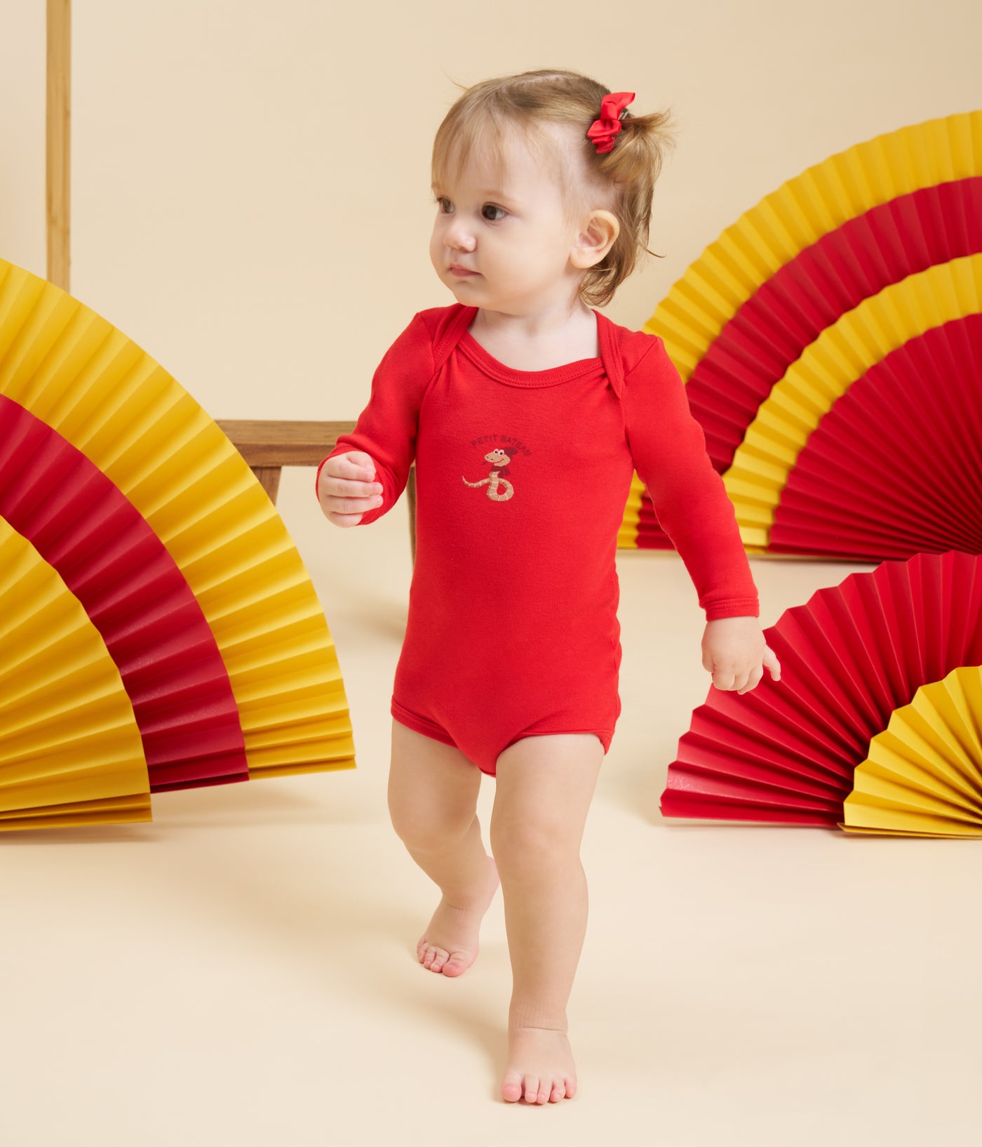 BABIES' LONG-SLEEVED YEAR OF SNAKE COTTON BODYSUITS - 3-PACK (CNY CAPSULE)