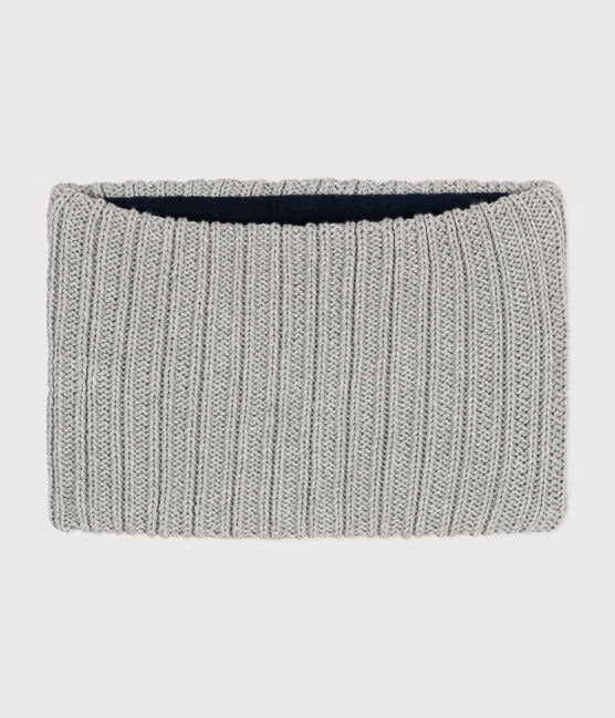 CHILDREN'S FLEECE-LINED KNITTED SNOOD