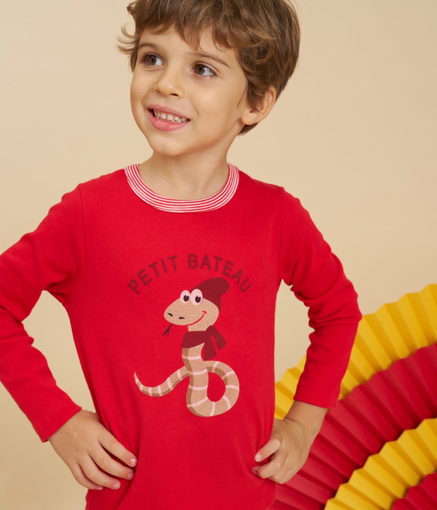 CHILDREN'S COTTON PYJAMAS WITH YEAR OF SNAKE PRINT (CNY CAPSULE)