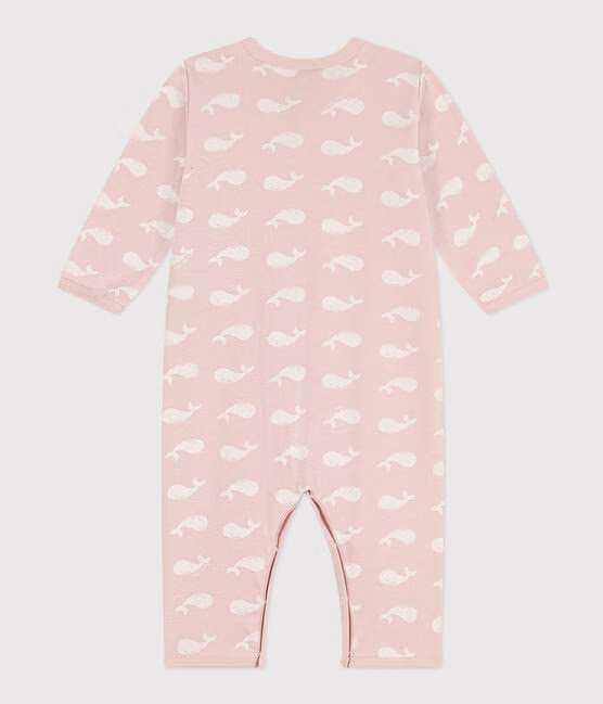 BABIES' PRINTED FOOTLESS COTTON SLEEPSUIT