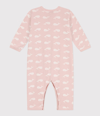 BABIES' PRINTED FOOTLESS COTTON SLEEPSUIT