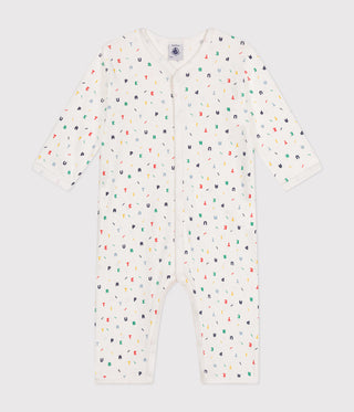 BABY UNISEX ORGANIC COTTON FOOTLES SLEEPSUIT