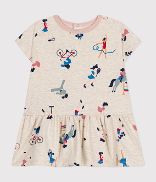 BABY GIRL'S FINE JERSEY DRESS