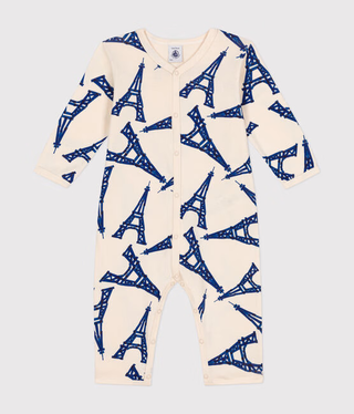 BABY UNISEX ORGANIC COTTON FOOTLESS SLEEPSUIT