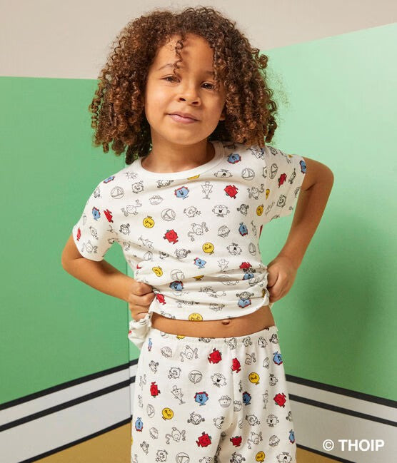 MONSIEUR MADAME CHILDREN'S COTTON SHORT PYJAMAS