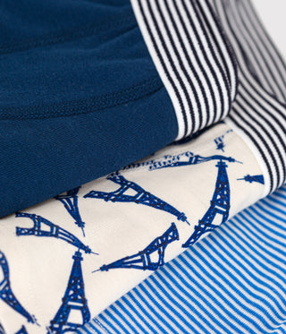 BOY'S ORGANIC COTTON BOXERS - 3-PACK