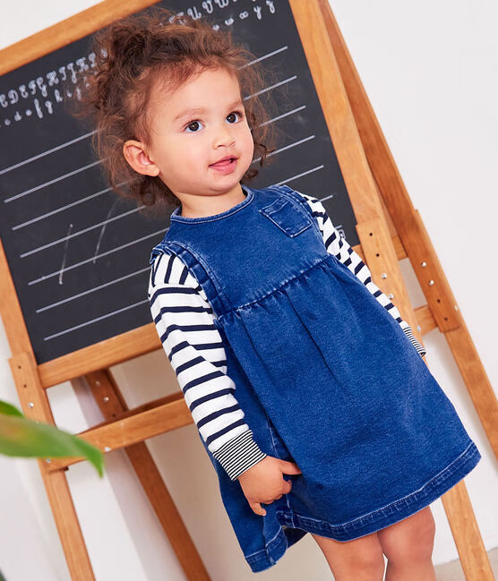 BABIES' ECO-FRIENDLY DENIM DRESS