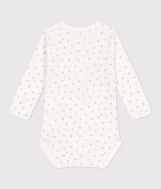 BABY UNISEX ORGANIC COTTON WRAPOVER BODYSUIT
