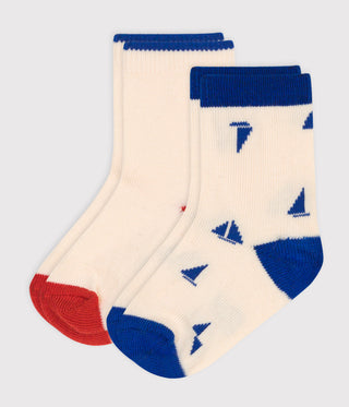 BABIES' COTTON SOCKS - 2 PACK