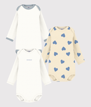 BABY BOY'S ORGANIC COTTON BODYSUIT - 3-PACK
