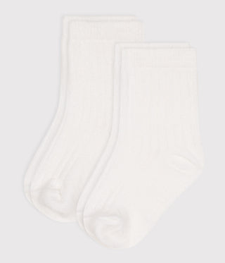 BABY UNISEX COTTON SOCKS- 2-PACK