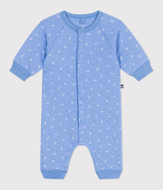 BABY BOY'S ANCHOR PRINT COTTON PLAYSUIT