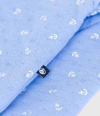 BABY BOY'S ANCHOR PRINT COTTON PLAYSUIT